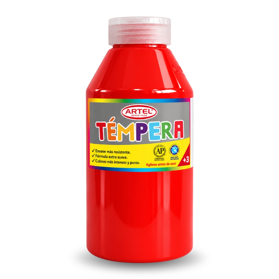 Témpera 500 ml Bermellón 88