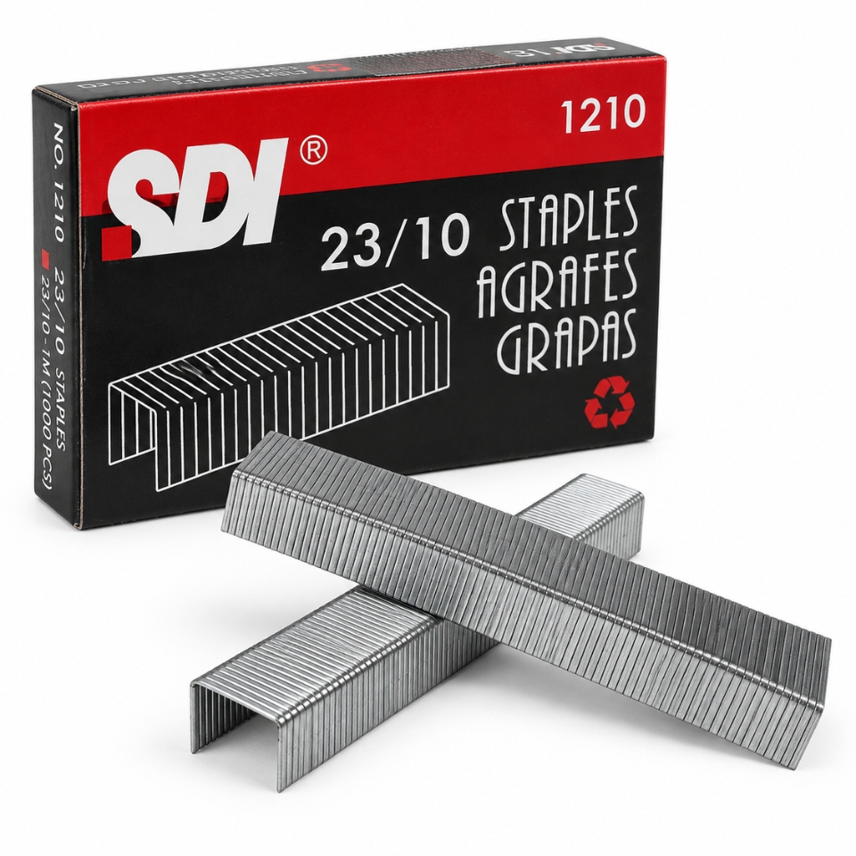 Corchetes 23/10 1000 Unidades para 70 Hojas