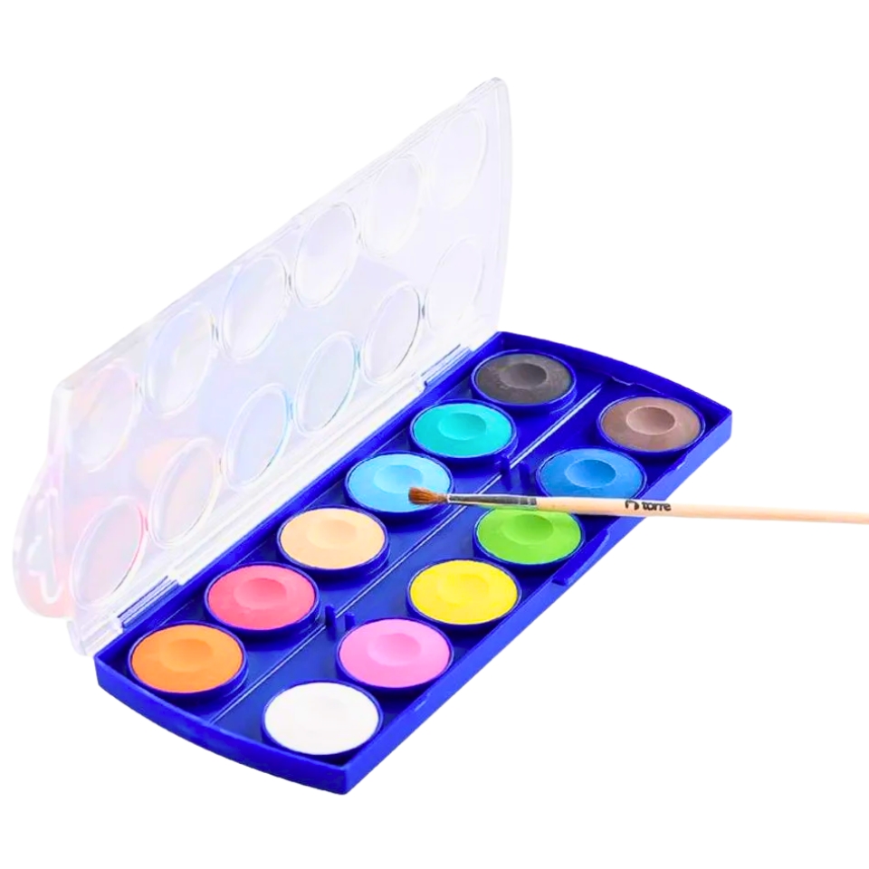 Acuarela 12 Colores