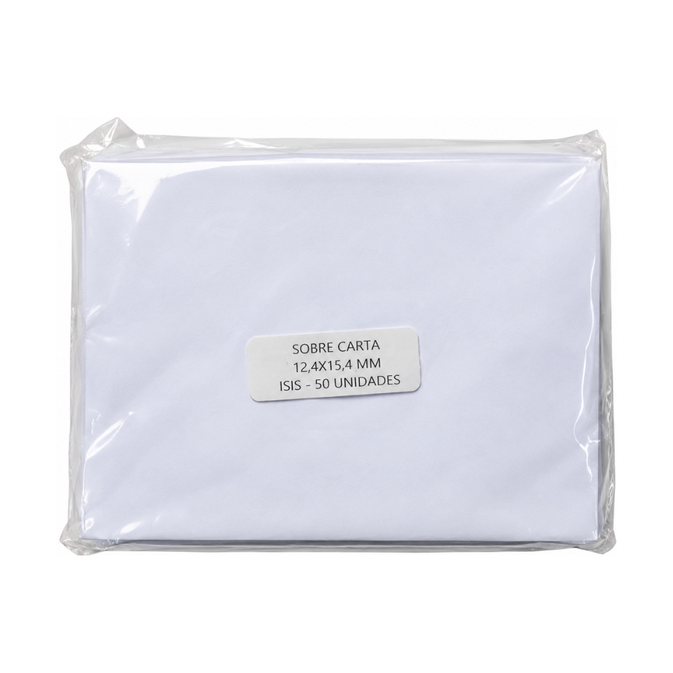 Sobres Carta 12,4 x 15,4 cm 50 Unidades