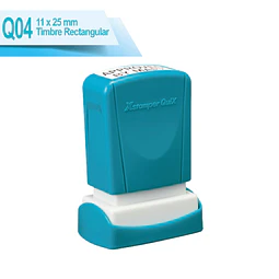 Timbre Rectangular Q04 11x25 mm