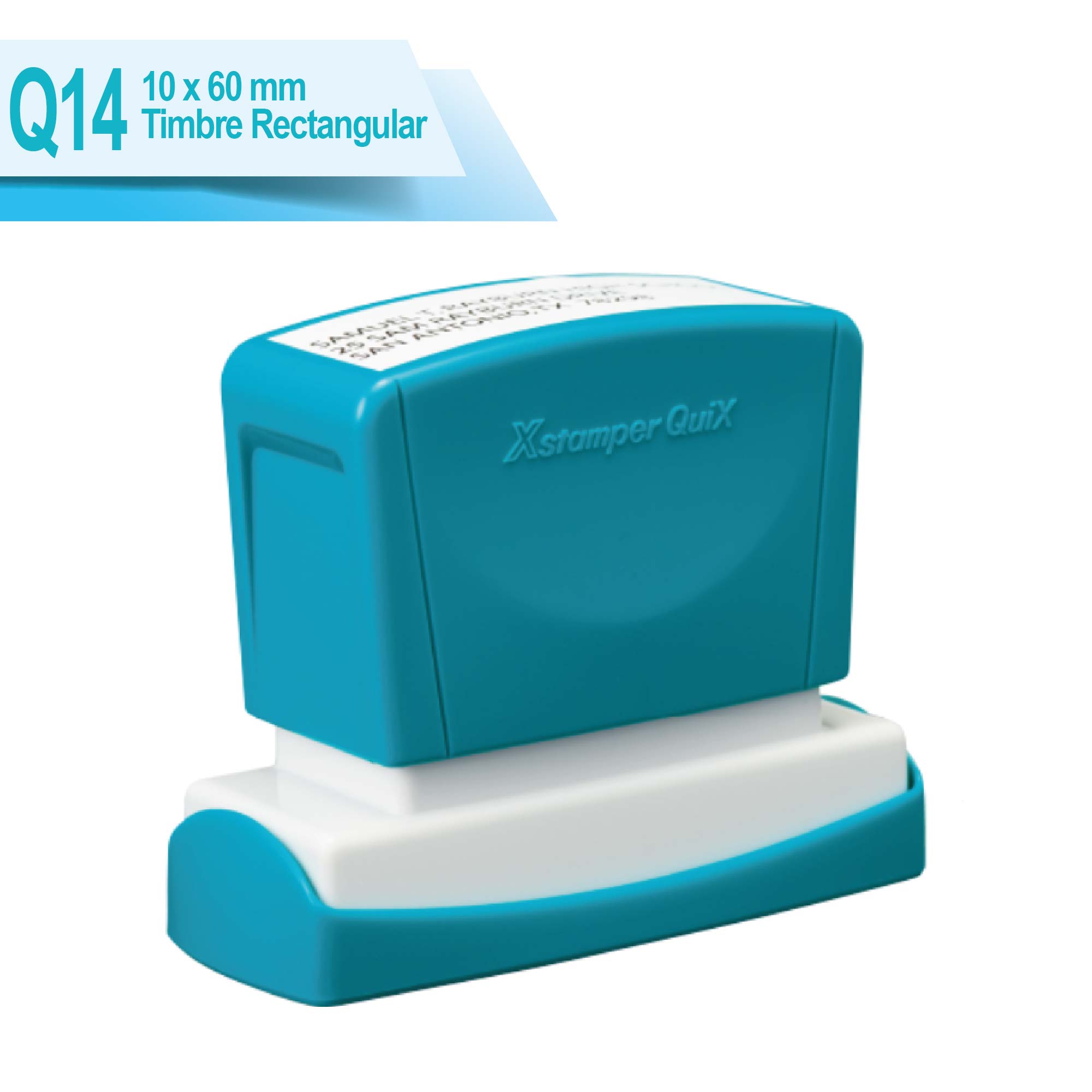 Timbre Rectangular Q14 10x60 mm
