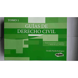 Guías de Derecho Civil tomo 1