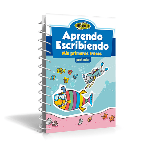 Aprendo Escribir mis primeros trazos Pre kinder