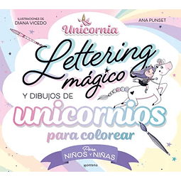 LETTERING MAGICO Y DIBUJOS DE UNICORNIOS PARA COLOREAR?