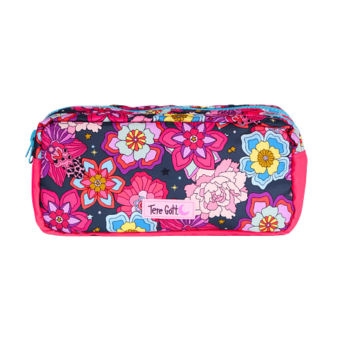ESTUCHE DOBLE FLOWERS