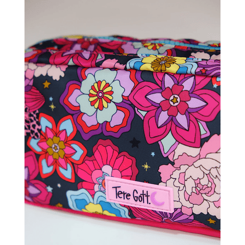 ESTUCHE DOBLE FLOWERS