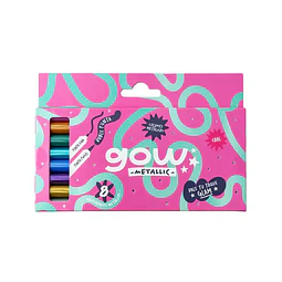 Set 8 Marcadores Gow Metallic by: Tere Gott