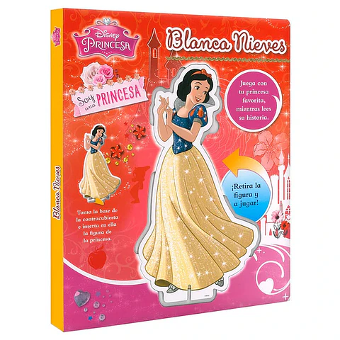 SOY UNA PRINCESA BLANCA NIEVES + FIGURA BASE