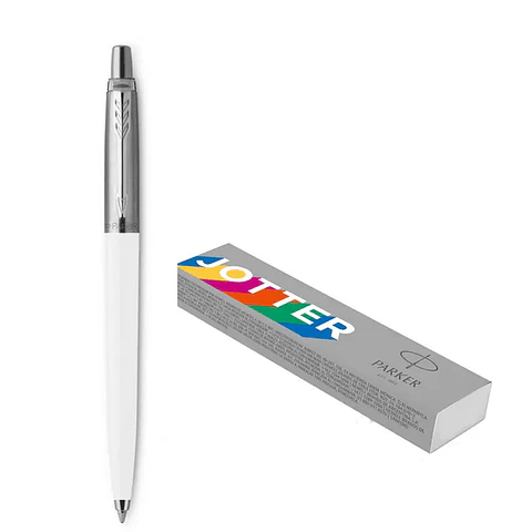LAPIZ BOLIGRAFO PARKER JOTTER ARG. BLANCO 2123541