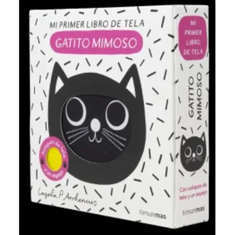 GATITO MIMOSO MI PRIMER LIBRO DE TELA