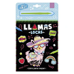 Llamas Locas – Libro para Raspar