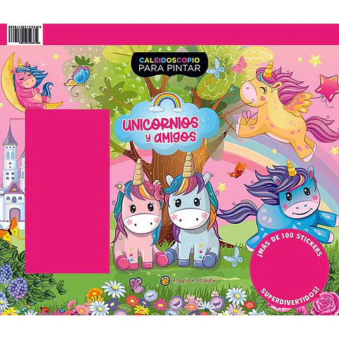 Unicornios Y Sus Amigos Caleidoscopio Para Pintar
