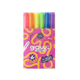 Set 6 Marcadores Gow Glitter by: Tere Gott