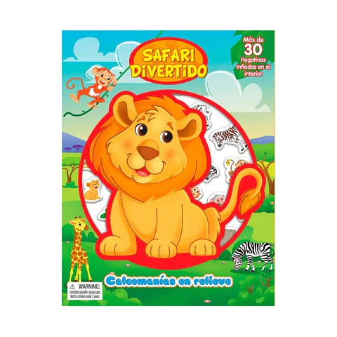 Safari Divertido - Libro de Calcomanías