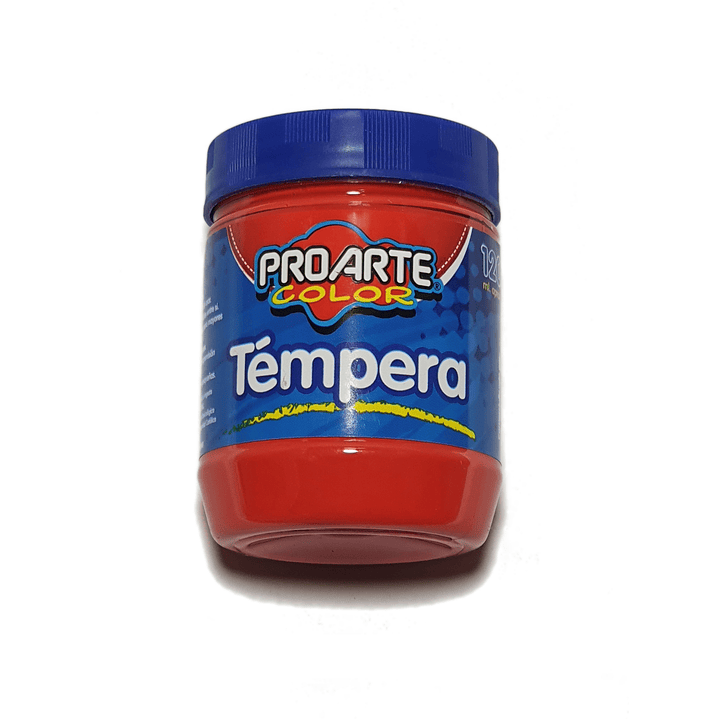 Tempera Proarte 120ml Rojo Bermellon 1