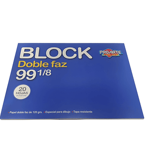 Block doble faz 99 1/8 20 hojas Proarte