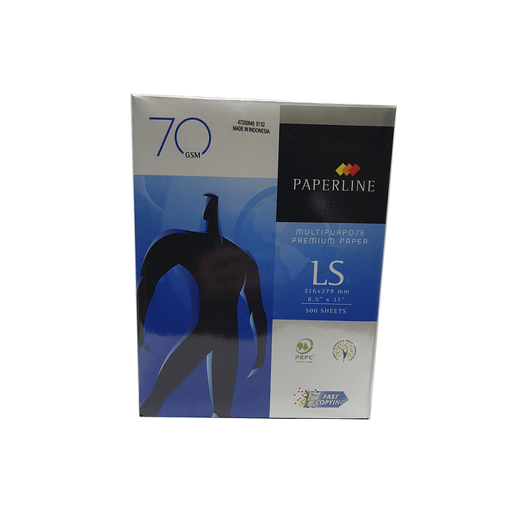 Resma tamaño carta PAPERLINE 70g 1