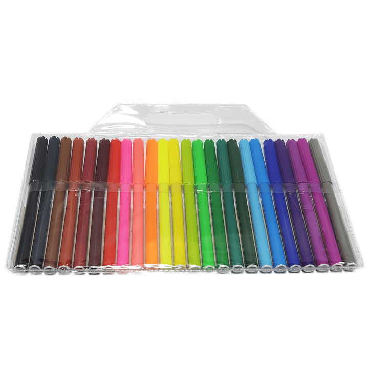 Plumón escolar - lápiz scripto dunamis 24 colores 2