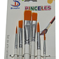 Set 6 pinceles pelo sintetico DingLi - Miniatura 2