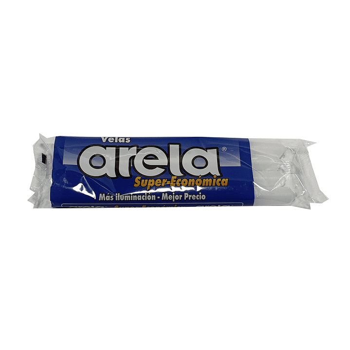 Vela Blanca Arela Super Económica 4 Unidades 1