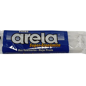 Vela Blanca Arela Super Económica 4 Unidades