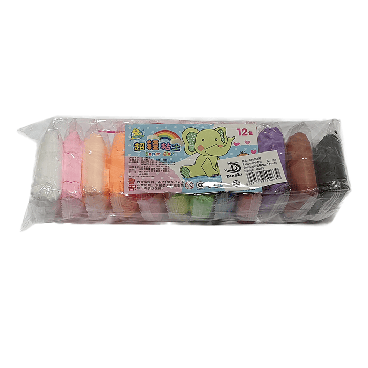 Foamy Moldeable 12 colores DingLi 1
