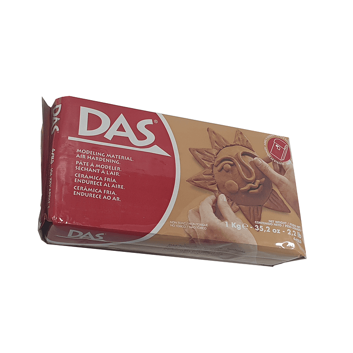 Masa Para Moldear Das 1 Kg color terracota 2