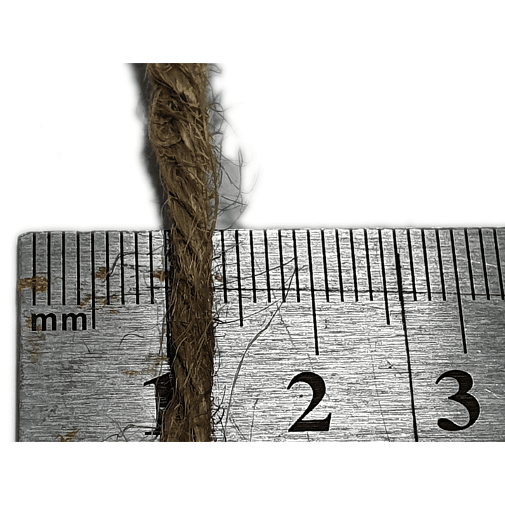 Sisal natural 3mm 50 gramos Nilsa 3