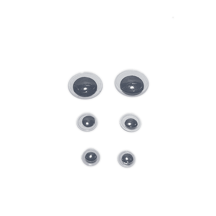 Pack 30 pares de ojos locos Negros 2