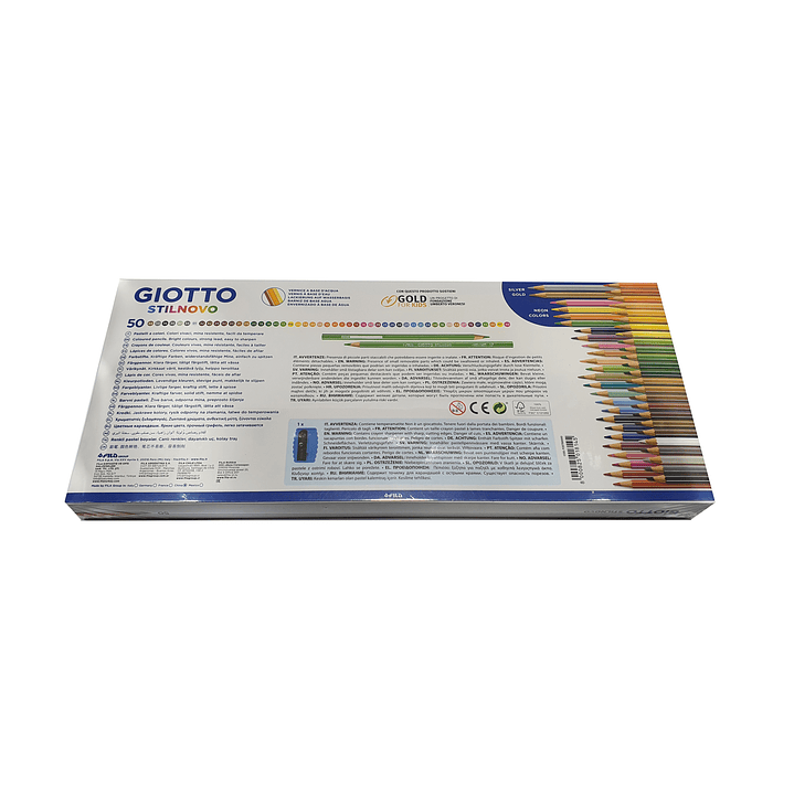 Pack 50 Lapices Giotto Stilnovo colores 3