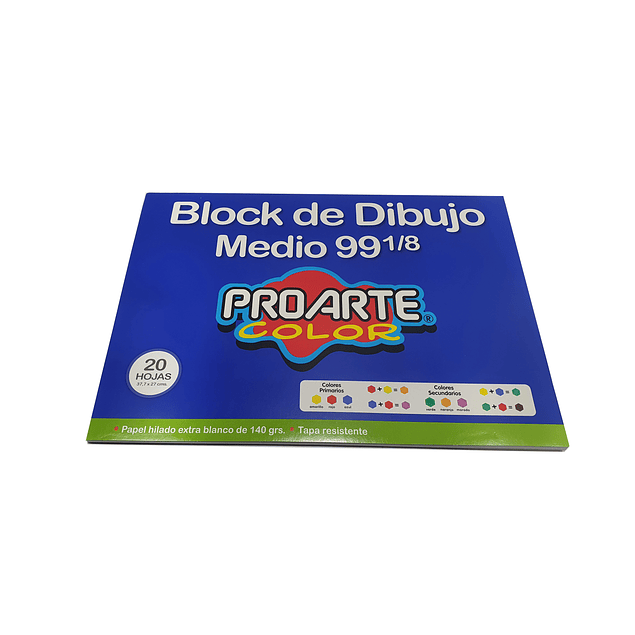 Block de Dibujo medio Proarte 99 1/8