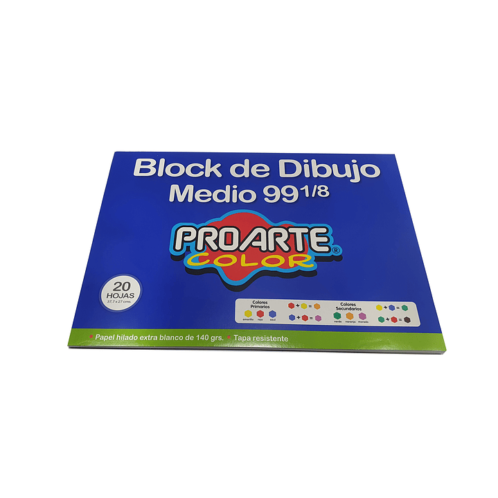 Block de Dibujo medio Proarte 99 1/8 1