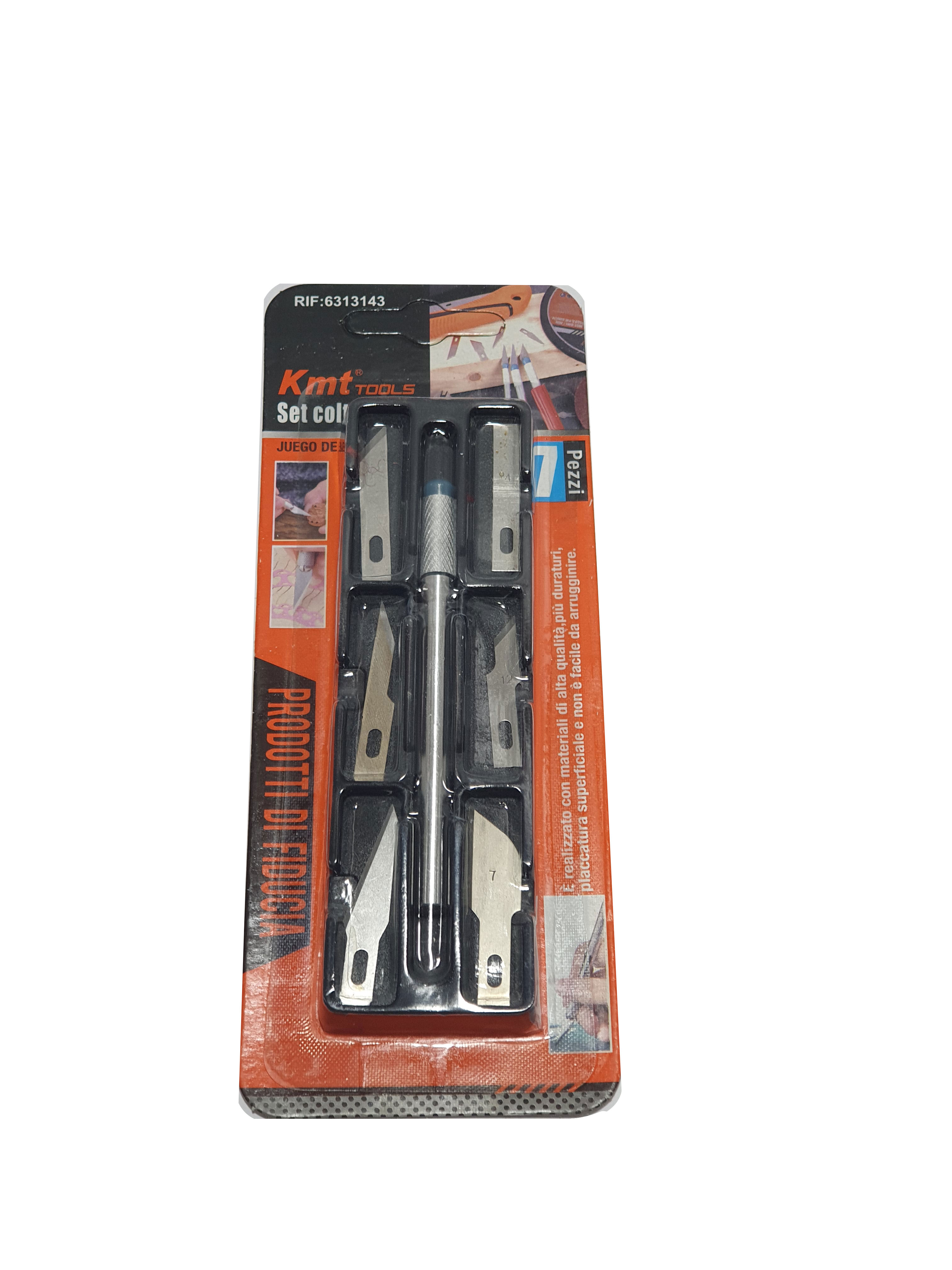 Set Bisturí con 6 tipos de Cuchilla
