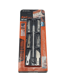 Set Bisturí con 6 tipos de Cuchilla