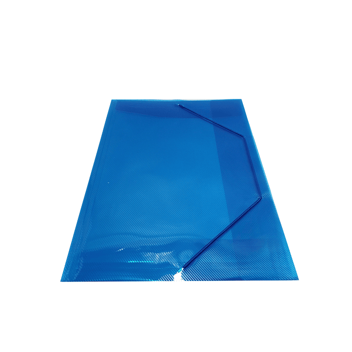 Carpeta plástica Tamaño oficio con elástico DingLi 1