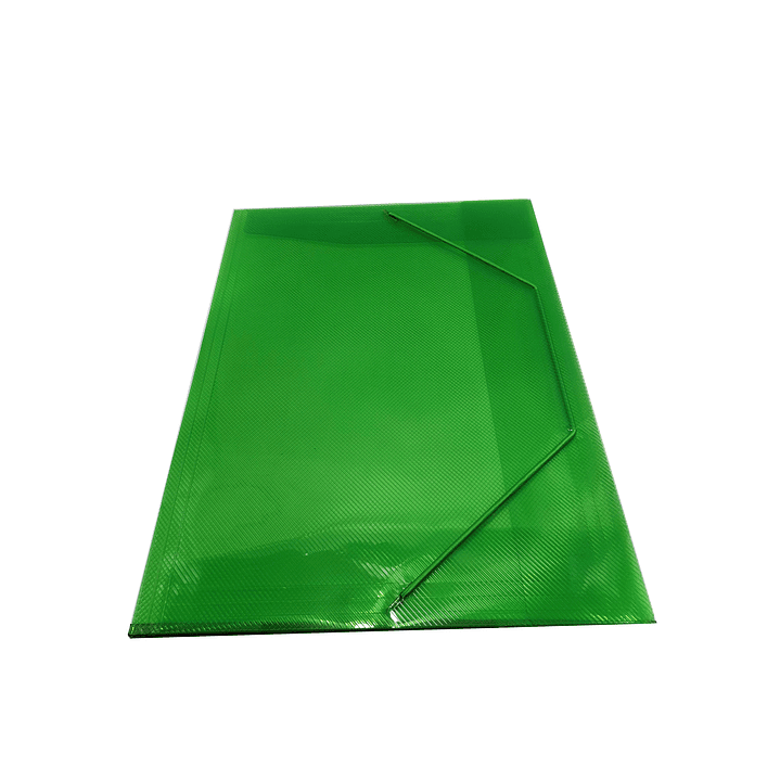 Carpeta plástica Tamaño oficio con elástico DingLi 10