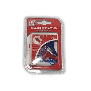 Pack 2 silbatos plasticos