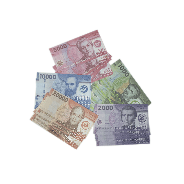 Set de dinero Chileno Escolar - Billetes y monedas -Nilsa