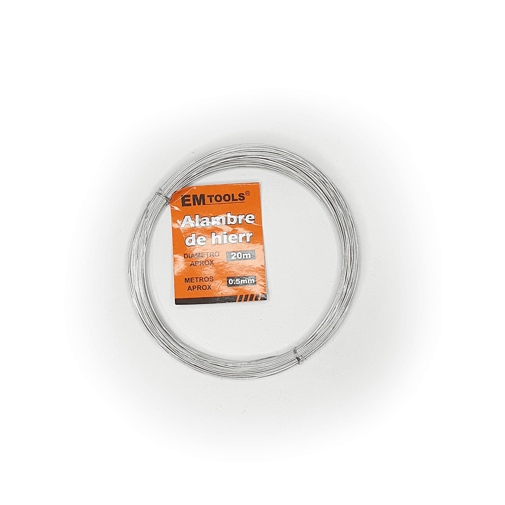 Alambre de Hierro - 0.5mm de espesor - 20 Metros de largo 1