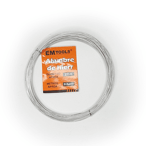 Alambre de Hierro - 0.5mm de espesor - 20 Metros de largo