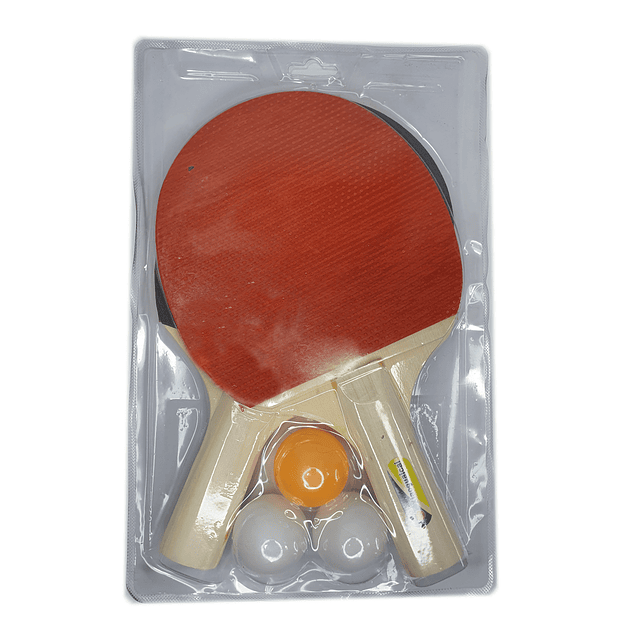 Pack 2 paletas de Ping Pong + 3 Pelotas /50181