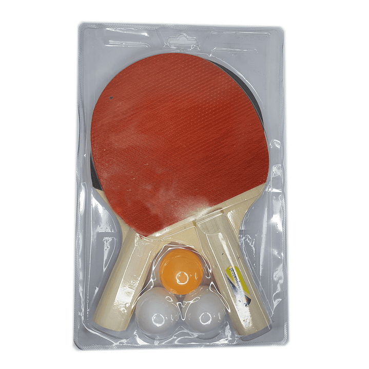 Pack 2 paletas de Ping Pong + 3 Pelotas 2