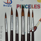 Set 6 pinceles redondos DingLi /10316 - Miniatura 2