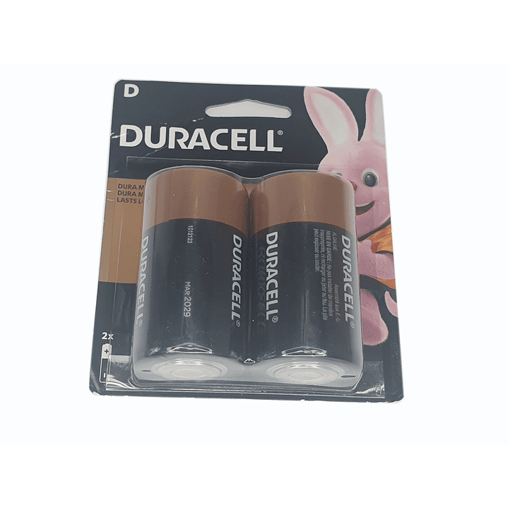 Pack 2 Pila Tipo D Duracell - Para cálifont 1