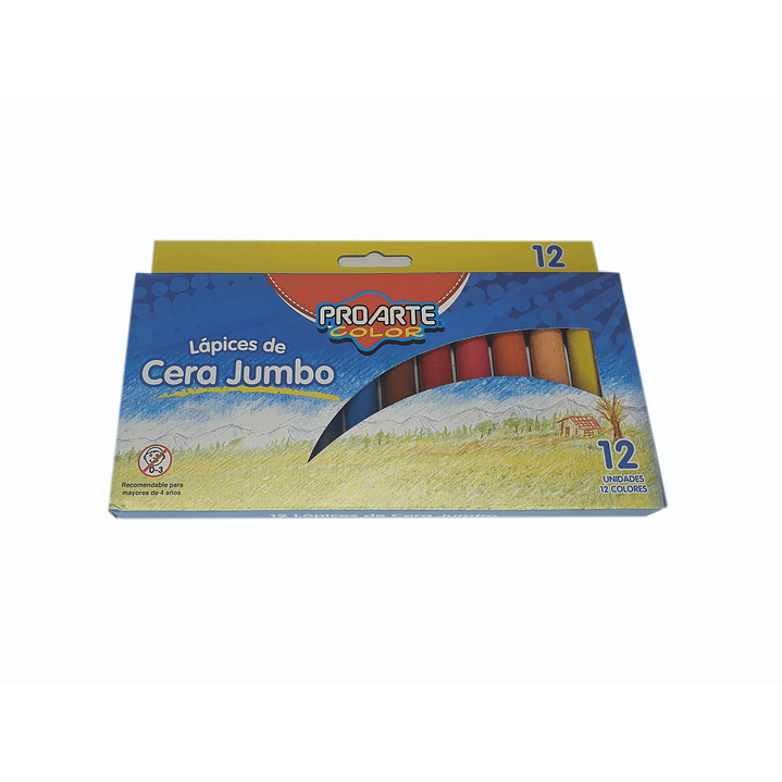 Lápices de Cera Jumbo Proarte /13022-2 1