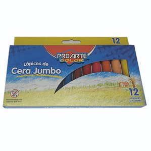 Lápices de Cera Jumbo Proarte /13022-2