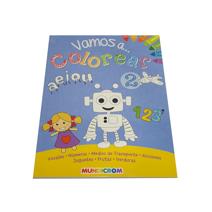 Libro Para Colorear 64 Paginas - Vamos a Colorear 2 1