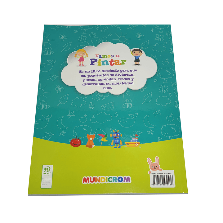 Libro Para Colorear 128 Paginas - Vamos a Pintar 2