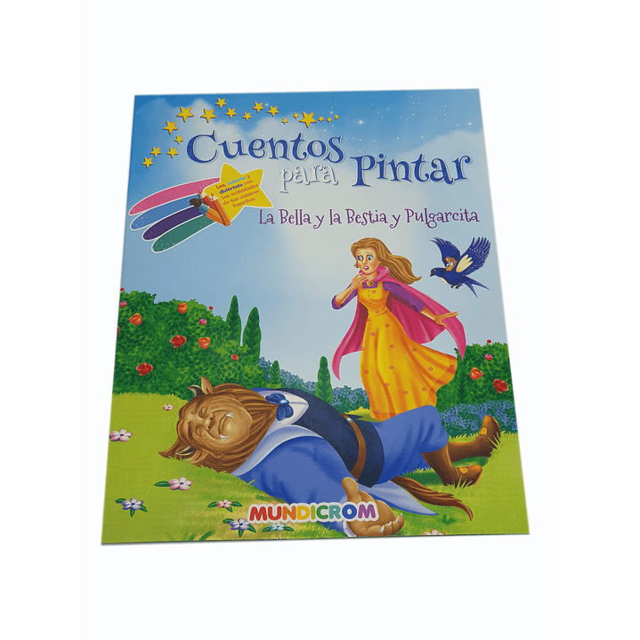 Cuentos para Pintar La bella y la bestia - Pulgarcita 1